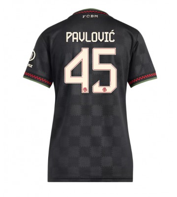 Bayern Munich Aleksandar Pavlovic #45 Tredjetrøje Dame 2025-26 Kortærmet